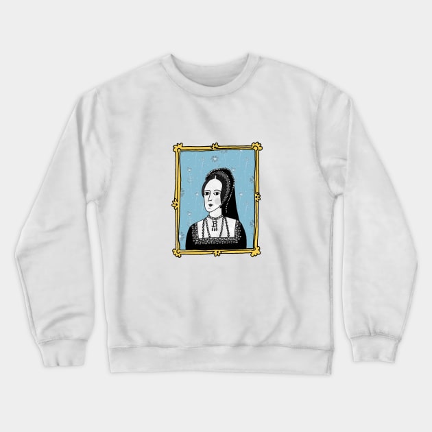 Anne Boleyn Crewneck Sweatshirt by Aidi Riera